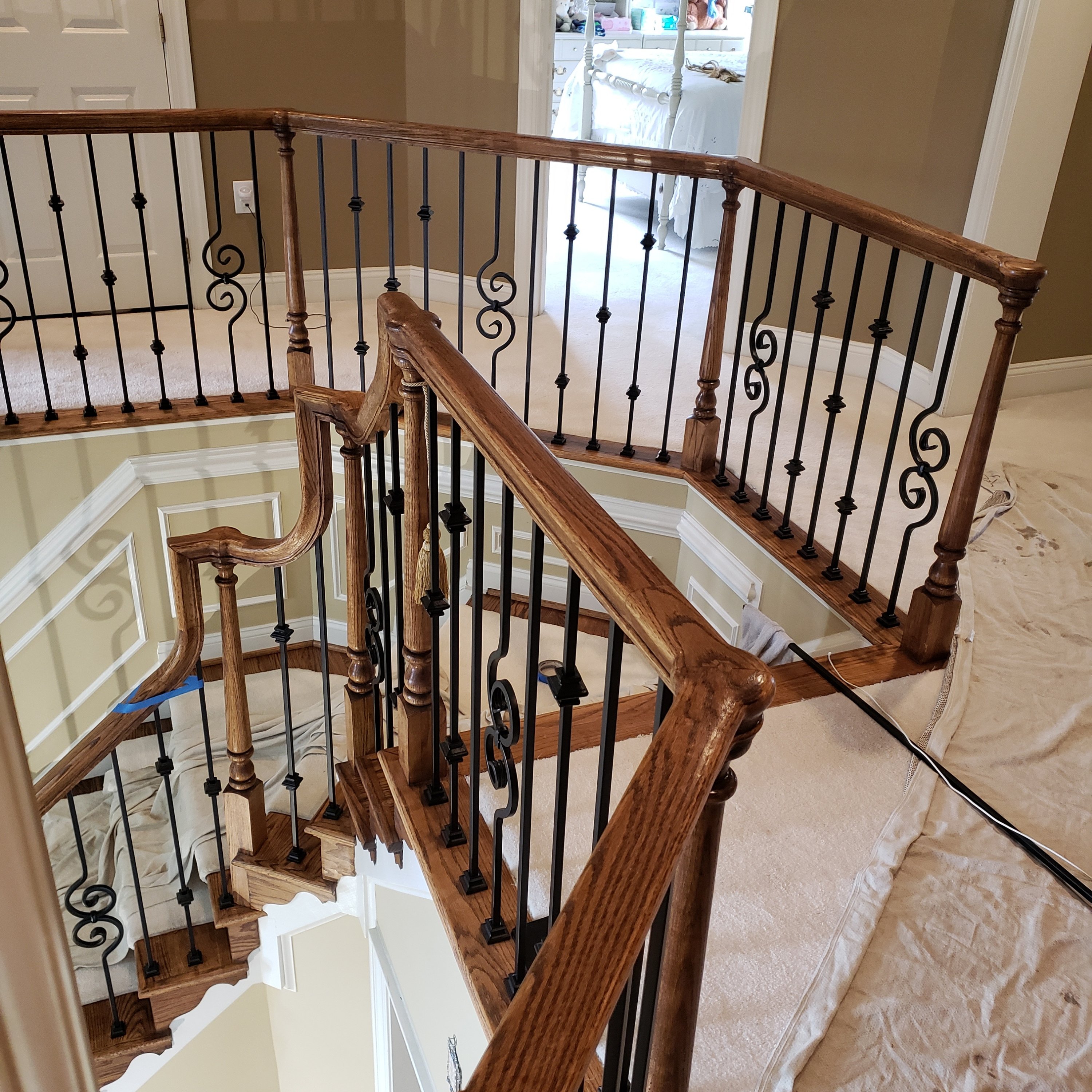 McLean VA iron baluster installation Free estimates for stair remodeling in Northern Va