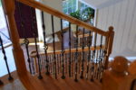Ribbon type iron balusters in Fairfax Virginia.